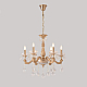 Подвесная люстра Crystal Lux ELIZABETH SP6 BRASS