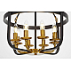 Подвесная люстра Lumina Deco Berling LDP 8024-8 BK+MD