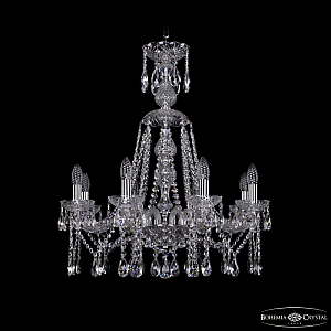 Подвесная люстра Bohemia Ivele Crystal 1413/8/220/XL-73 Ni