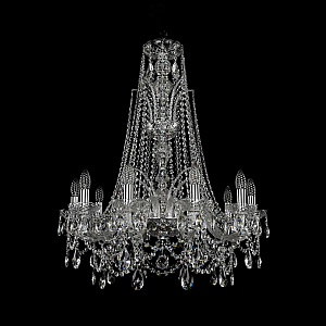 Подвесная люстра Bohemia Ivele Crystal 1411/10/240/XL-84 Ni