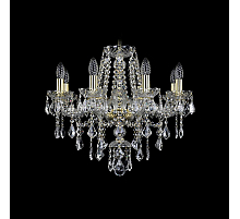 Подвесная люстра Bohemia Ivele Crystal 1415/8/200 G Leafs