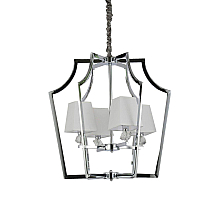 Подвесная люстра Lumina Deco Montero LDP 1249-4 CHR+WT