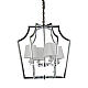 Подвесная люстра Lumina Deco Montero LDP 1249-4 CHR+WT