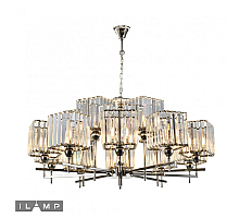 Подвесная люстра iLamp Staten Island P9514-10+5 Nickel