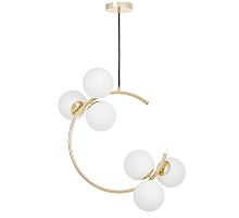Подвесная люстра Lumina Deco Bonio LDP 7031-6 F.GD