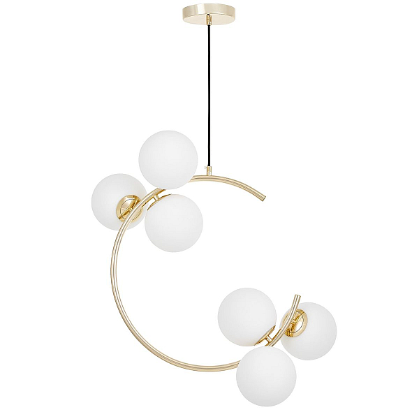 Подвесная люстра Lumina Deco Bonio LDP 7031-6 F.GD