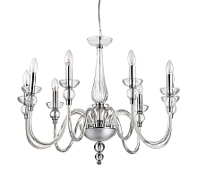 Подвесная люстра Ideal Lux Doge SP9 Trasparente 044453