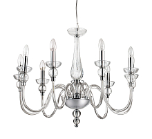 Подвесная люстра Ideal Lux Doge SP9 Trasparente 044453