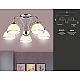 Потолочная люстра Ambrella light Traditional TR3182