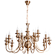 Подвесная люстра Arte Lamp Passoni A6097LM-15PB
