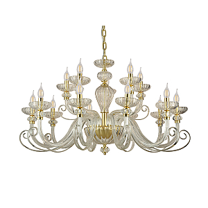 Подвесная люстра Newport 8620+5/C mat.soft gold clear М0071529