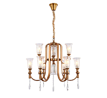 Подвесная люстра Lumina Deco Rionella LDP 8041-6+3 S.GD