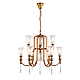 Подвесная люстра Lumina Deco Rionella LDP 8041-6+3 S.GD