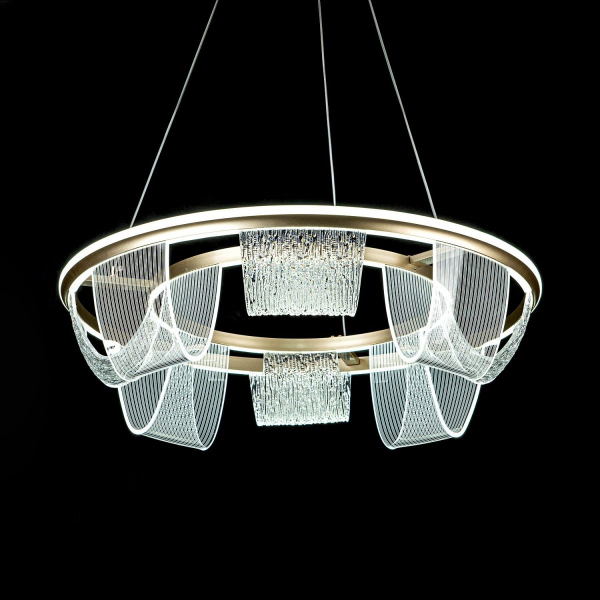 Подвесная люстра LED4U L7706-630 GD Подвесная люстра LED4U L7706-630 GD