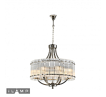 Подвесная люстра iLamp Silverstone P9504-6 Nickel