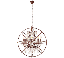 Подвесная люстра LOFT IT Foucaults orb crystal Loft1897/8