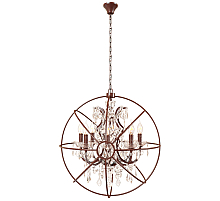 Подвесная люстра LOFT IT Foucaults orb crystal Loft1897/8