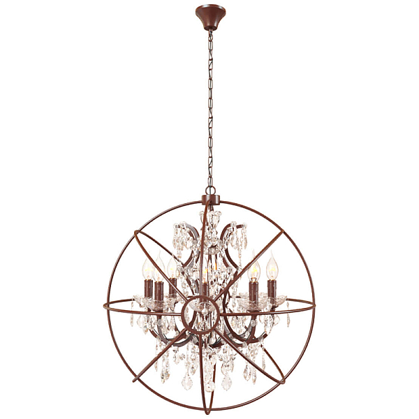 Подвесная люстра Loft IT Foucaults Orb Crystal Loft1897/8