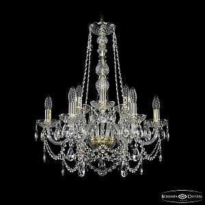 Подвесная люстра Bohemia Ivele Crystal 1411/6+3/195/h-66 G