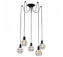 Подвесная люстра Arte Lamp A1109SP-5BK
