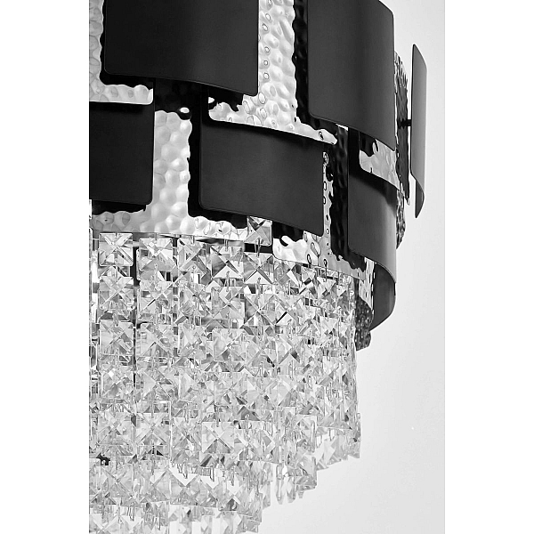 Подвесная люстра Lumina Deco LDP 7045-600 BK+CHR