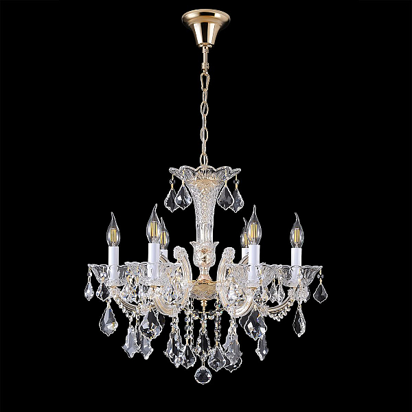 Подвесная люстра Crystal Lux CRISTELLE SP6 GOLD