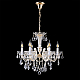 Подвесная люстра Crystal Lux CRISTELLE SP6 GOLD
