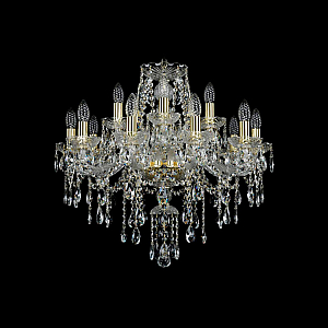 Подвесная люстра Bohemia Ivele Crystal 1415/10+5/220 G