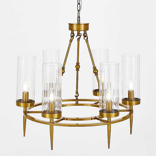 Подвесная люстра Lumina Deco Moratti LDP 8022-6 MD+PR