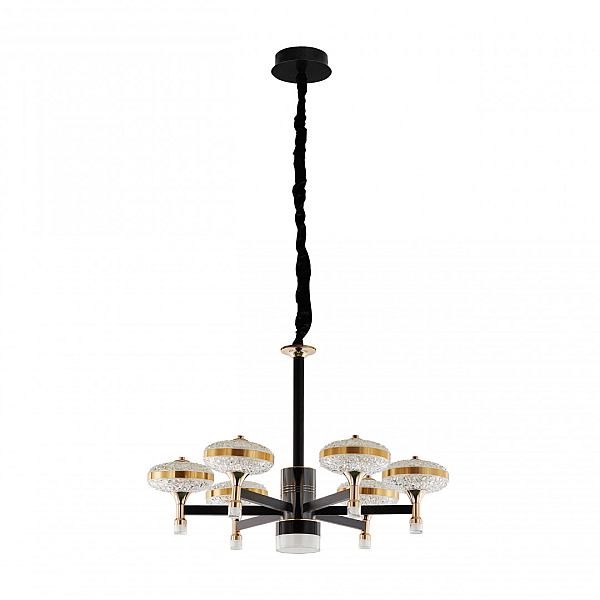 Подвесная люстра Arte Milano Ferrara 273059/6 BK/GD