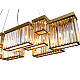 Подвесная люстра Delight Collection Broadway 2466 brushed ti-gold