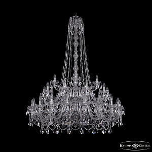 Подвесная люстра Bohemia Ivele Crystal 1411/20+10+5/460/h-175/2d Ni