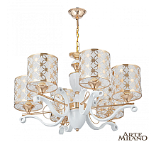 Подвесная люстра Arte Milano Florentia-3097 303097/6 Wh/Gd