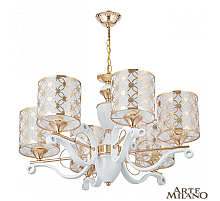 Подвесная люстра Arte Milano Florentia-3097 303097/6 Wh/Gd