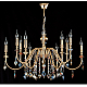 Подвесная люстра Crystal Lux MERCEDES SP6+6 GOLD/COLOR