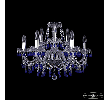Подвесная люстра Bohemia Ivele Crystal 1410/6+3/195 Ni V3001
