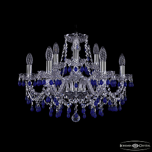 Подвесная люстра Bohemia Ivele Crystal 1410/6+3/195 Ni V3001