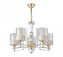 Подвесная люстра Arte Milano Florentia-6087 306087/5 Wh/Gd