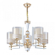 Подвесная люстра Arte Milano Florentia-6087 306087/5 Wh/Gd