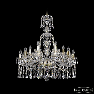 Подвесная люстра Bohemia Ivele Crystal 1413/12+6/300/XL-95 G
