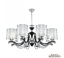 Подвесная люстра Arte Milano Florentia-6787 306787/8 Bk/Ni