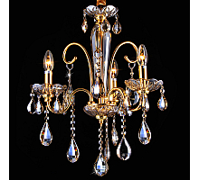 Подвесная люстра Natali Kovaltseva Velletri 10655/3C GOLD, BRANDY
