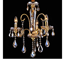 Подвесная люстра Natali Kovaltseva Velletri 10655/3C GOLD, BRANDY