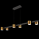 Подвесная люстра Natali Kovaltseva LED LAMPS 81129/6C BRASS BLACK