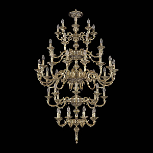 Подвесная люстра Bohemia Ivele Crystal Verona 72101/8+8+16+8+8/360/5d GB
