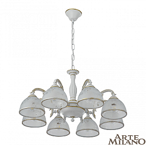Подвесная люстра Arte Milano 349737/8 WT+G
