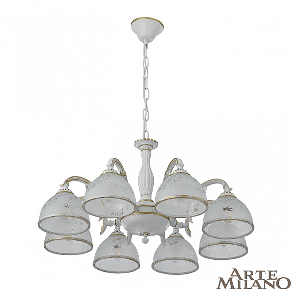 Подвесная люстра Arte Milano 349737/8 WT+G