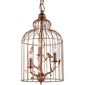 Подвесная люстра Arte Lamp Gabbia A1865SP-3BG