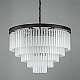 Подвесная люстра Delight Collection 1920s Odeon KR0387P-10A black/frost