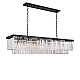 Подвесная люстра Delight Collection 1920s Odeon KR0387P-12C/P black/clear